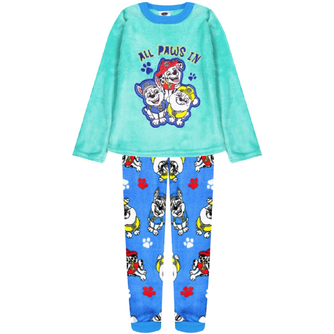 Paw Patrol | Velour Pyjamas | Little Gecko