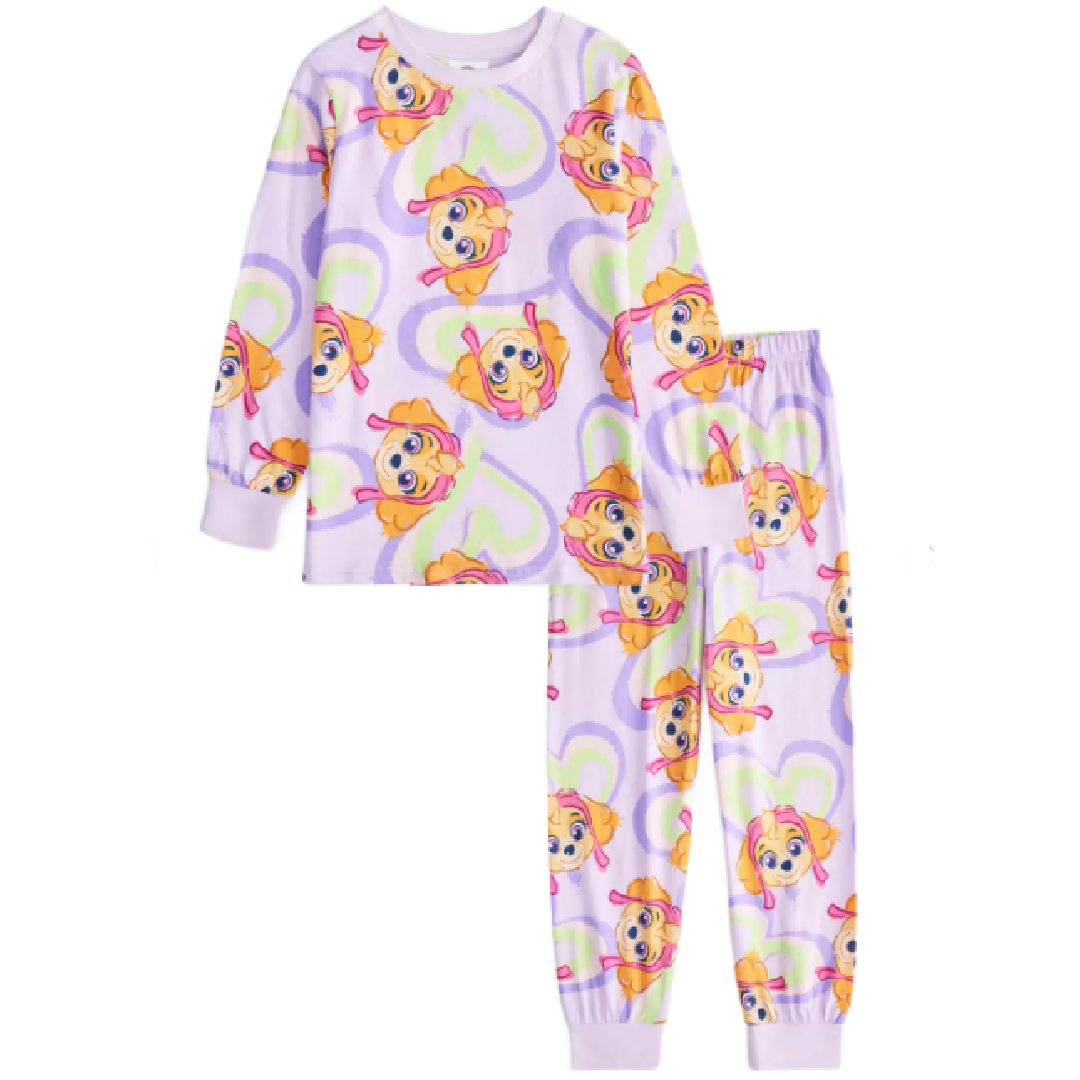 Paw Patrol | Lilac Pyjama Set | Little Gecko