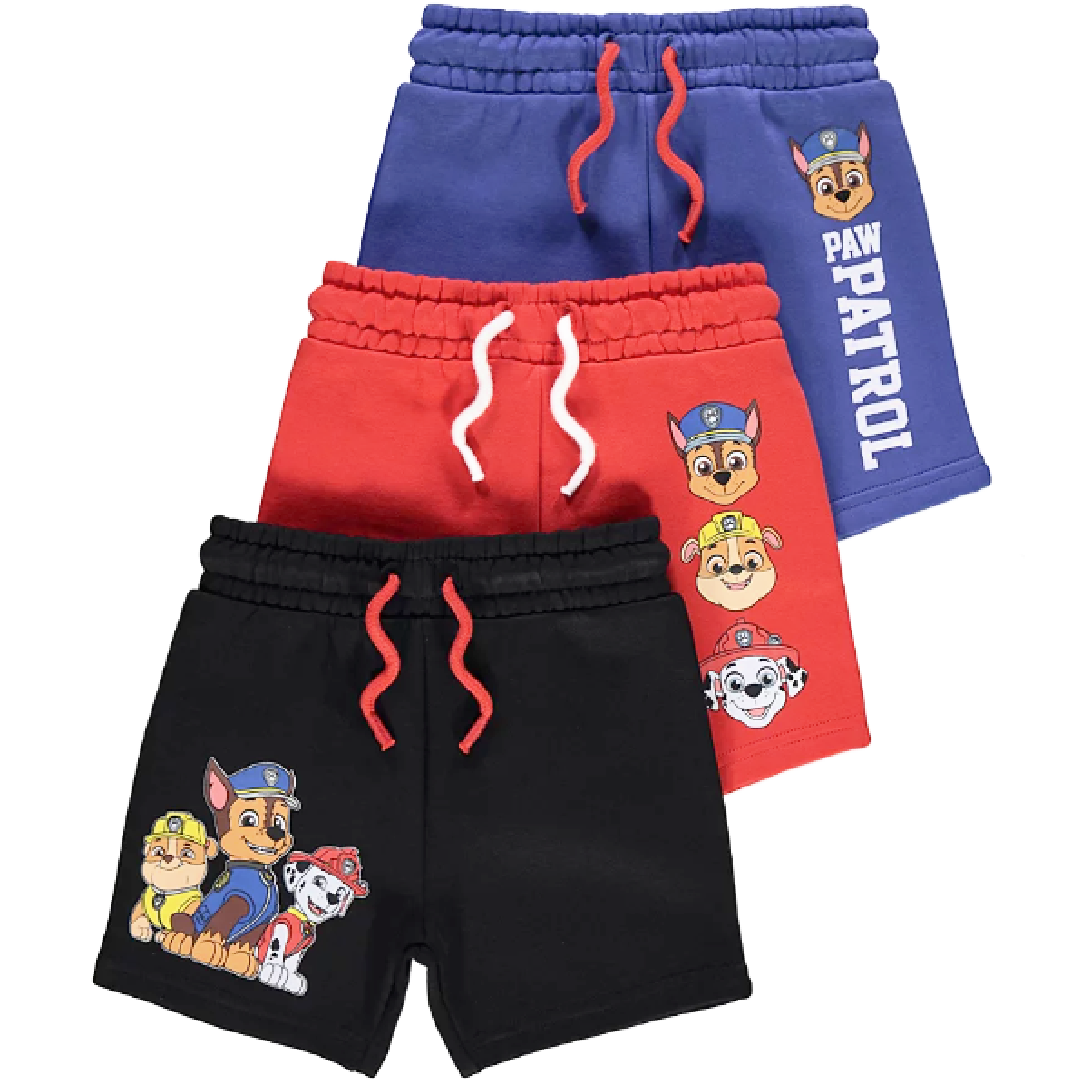 Paw Patrol | 3pk Shorts | Little Gecko
