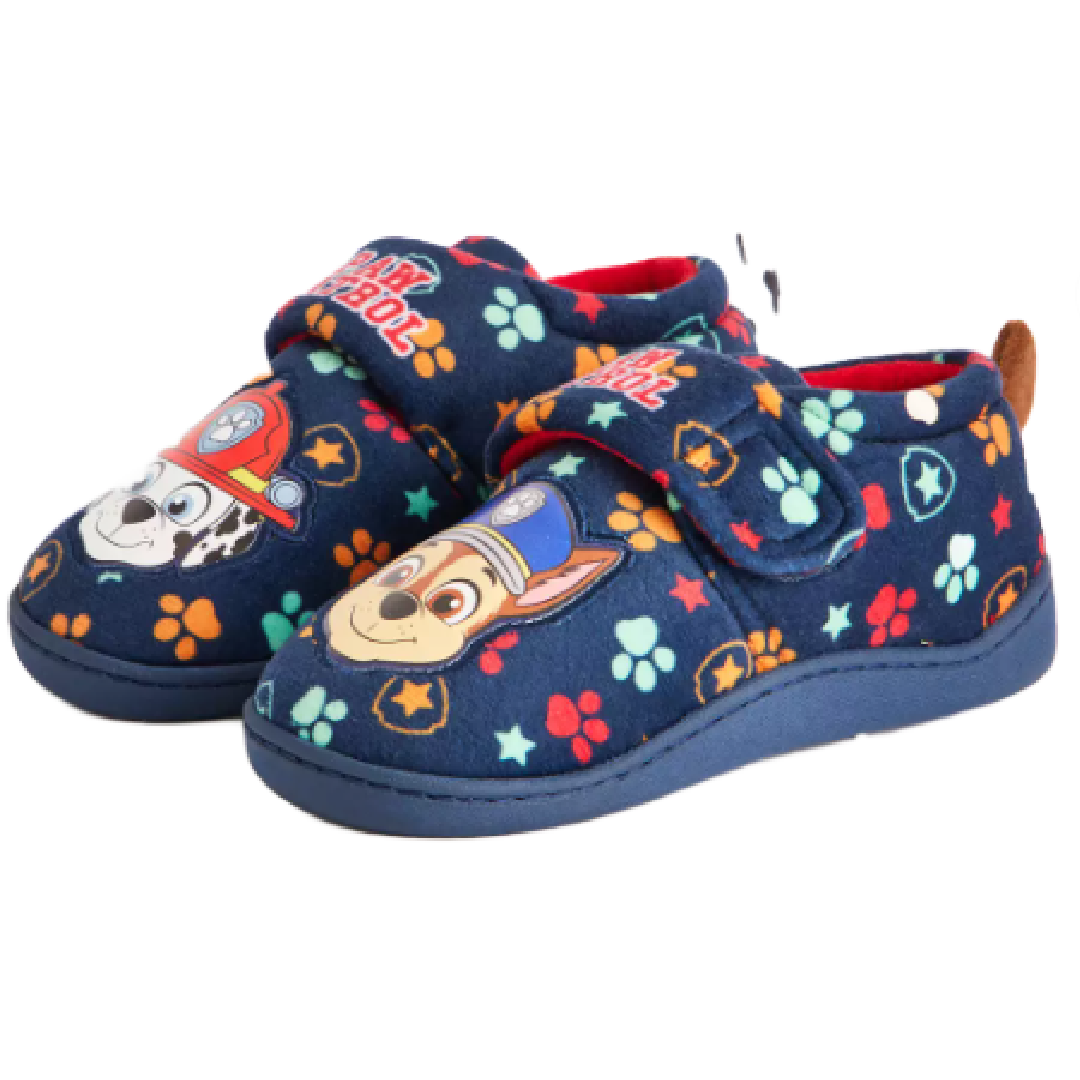 Paw Patrol | Navy Slippers | Little Gecko