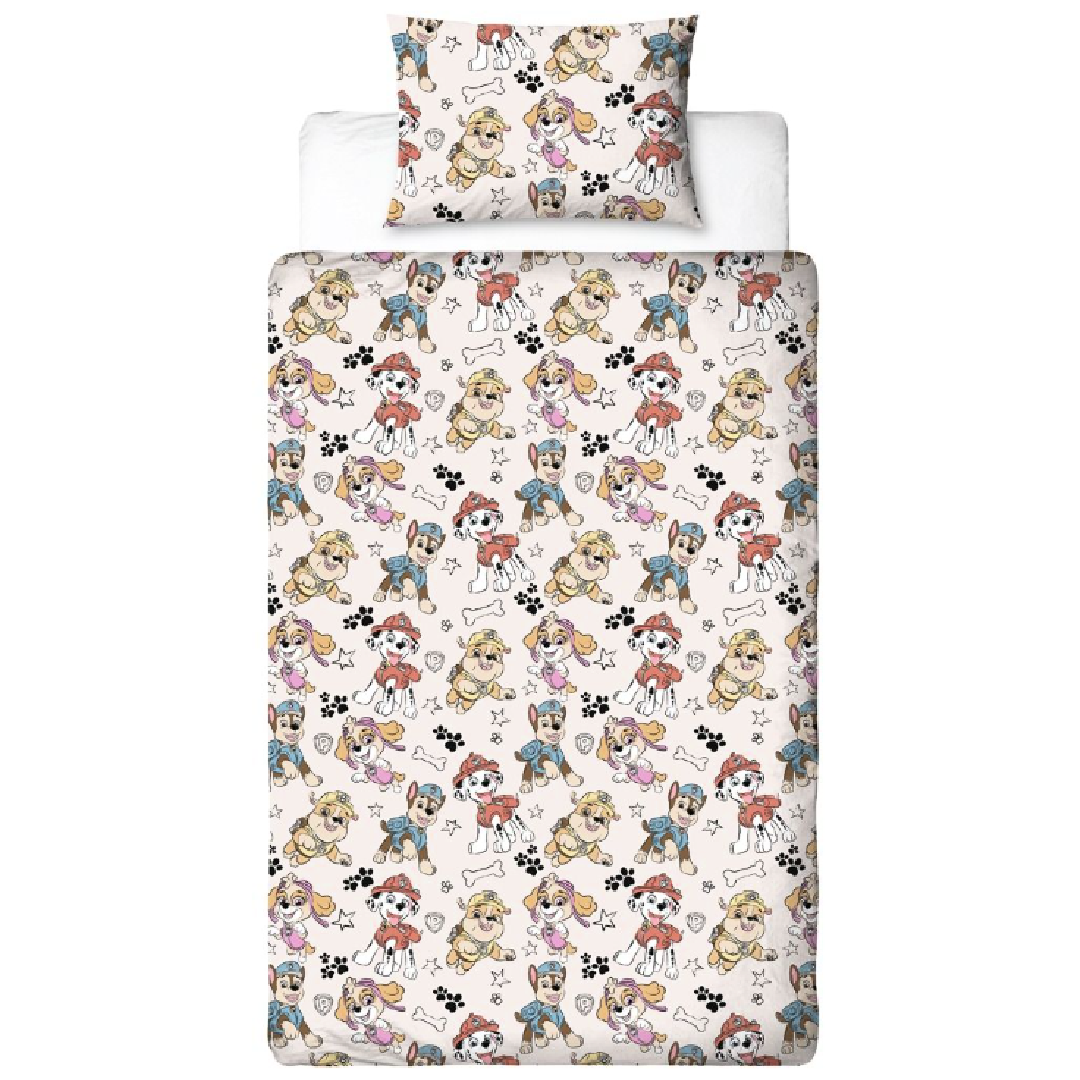 Paw Patrol | Sketchy Single Bed Quilt Cover Set | Little Gecko