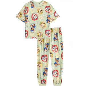 Paw Patrol | Green Short Sleeve Pyjamas | Little Gecko