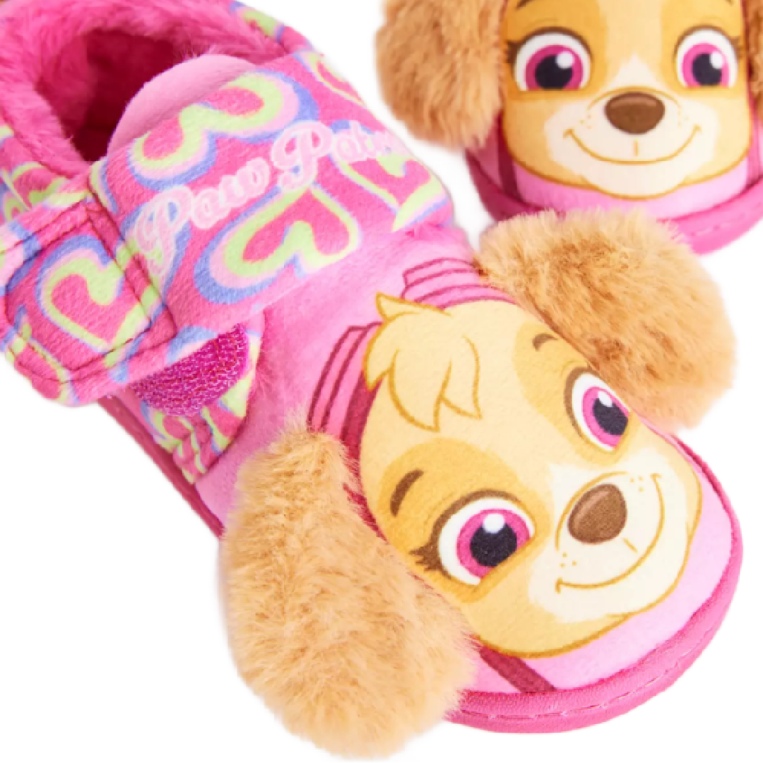 Paw Patrol | Pink Skye Slippers | Little Gecko