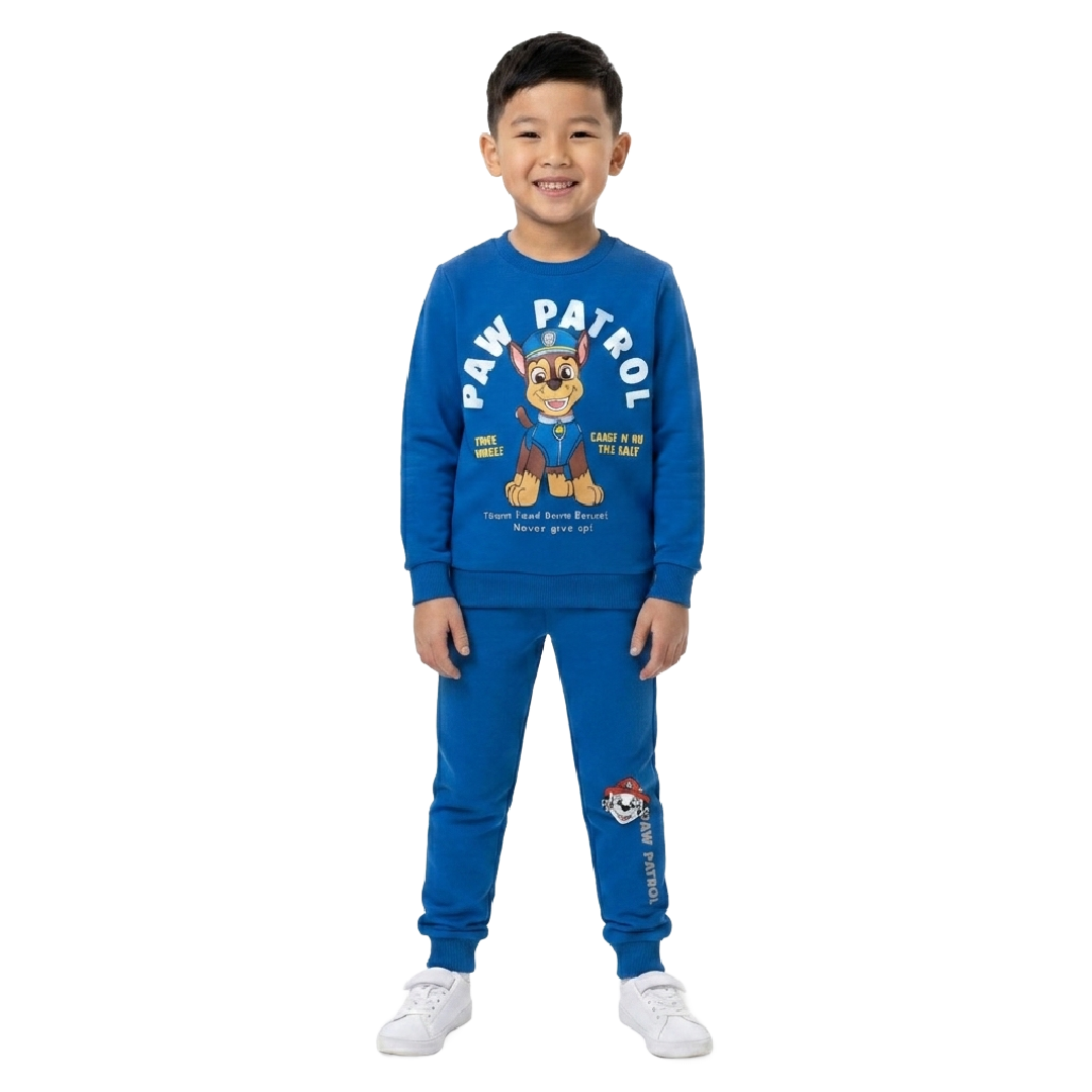 Paw Patrol | Blue Chase Sweatshirt & Jogging Pants Set | Little Gecko