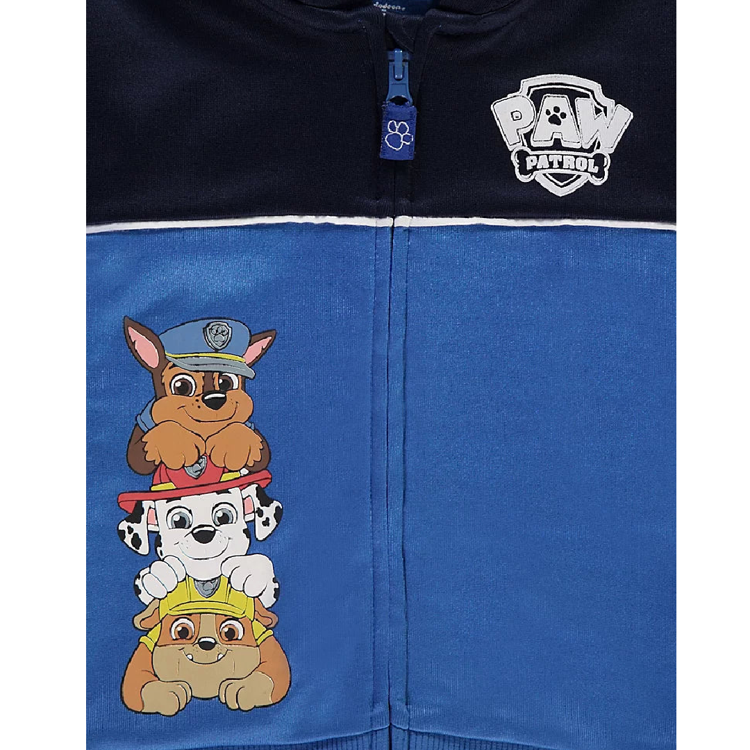 Paw Patrol | Blue Hooded Zip Up Jacket & Trackpants Set | Little Gecko