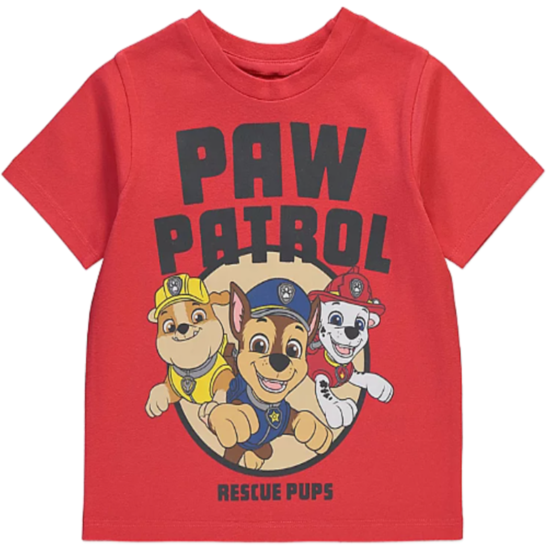 Paw Patrol | Red T-Shirt | Little Gecko