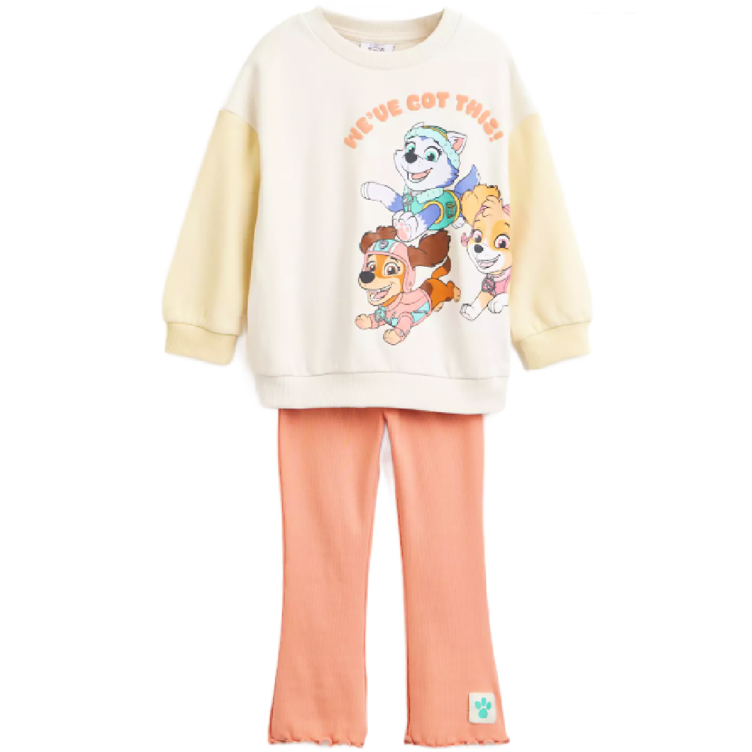 PAW PATROL Sweatshirt & Flared Leggings Set