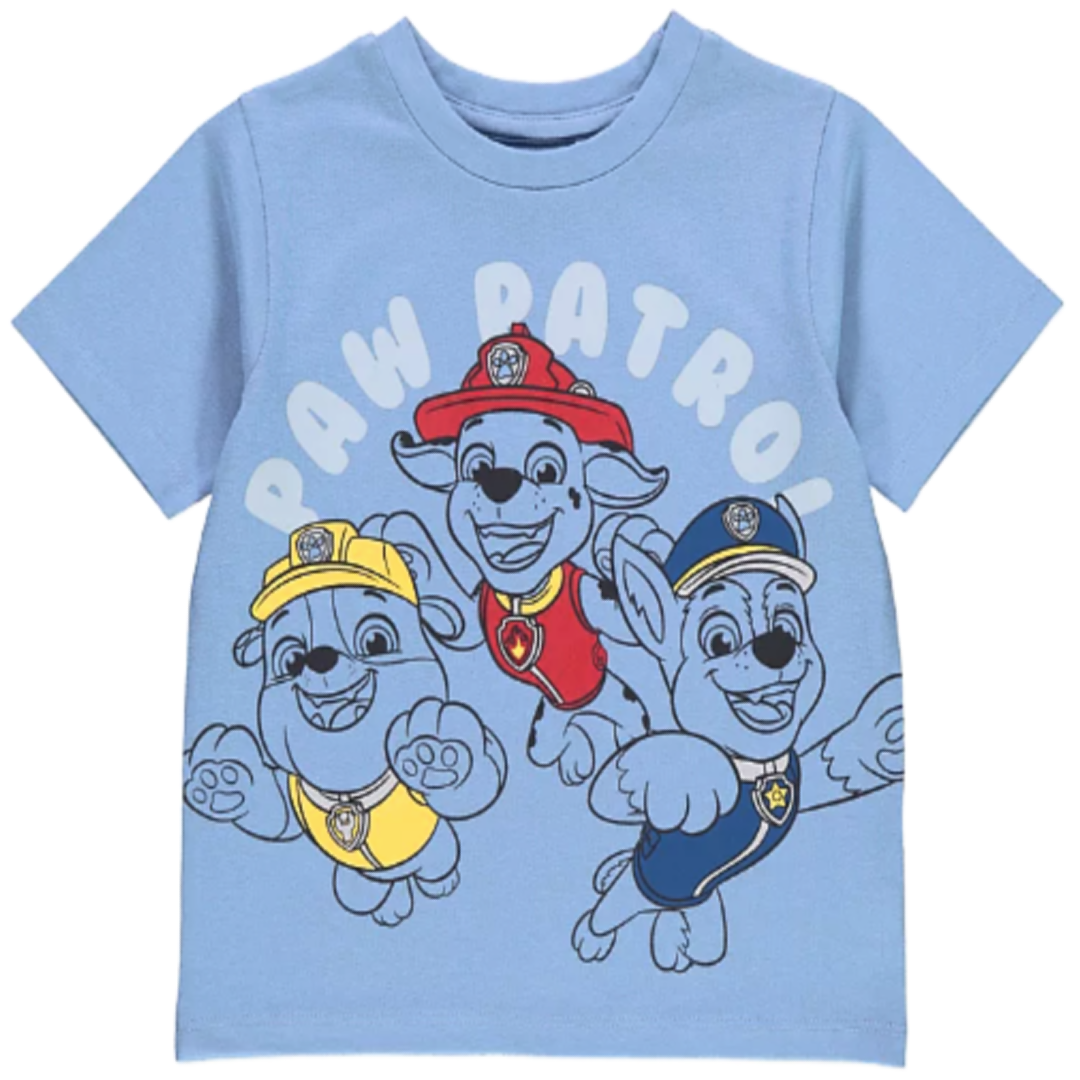 Paw Patrol | Blue T-Shirt | Little Gecko