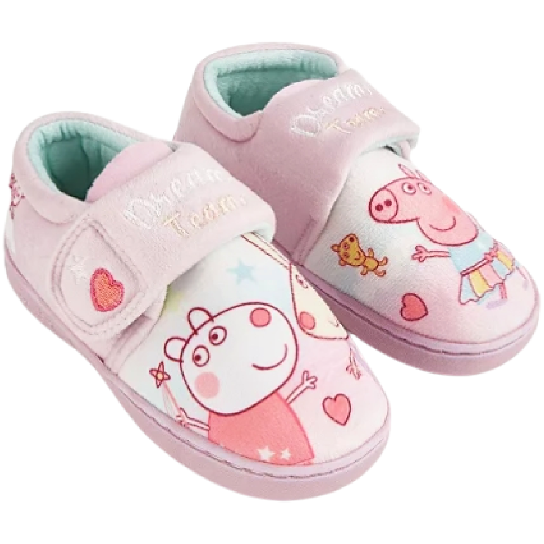Peppa Pig | Pink Slippers | Little Gecko