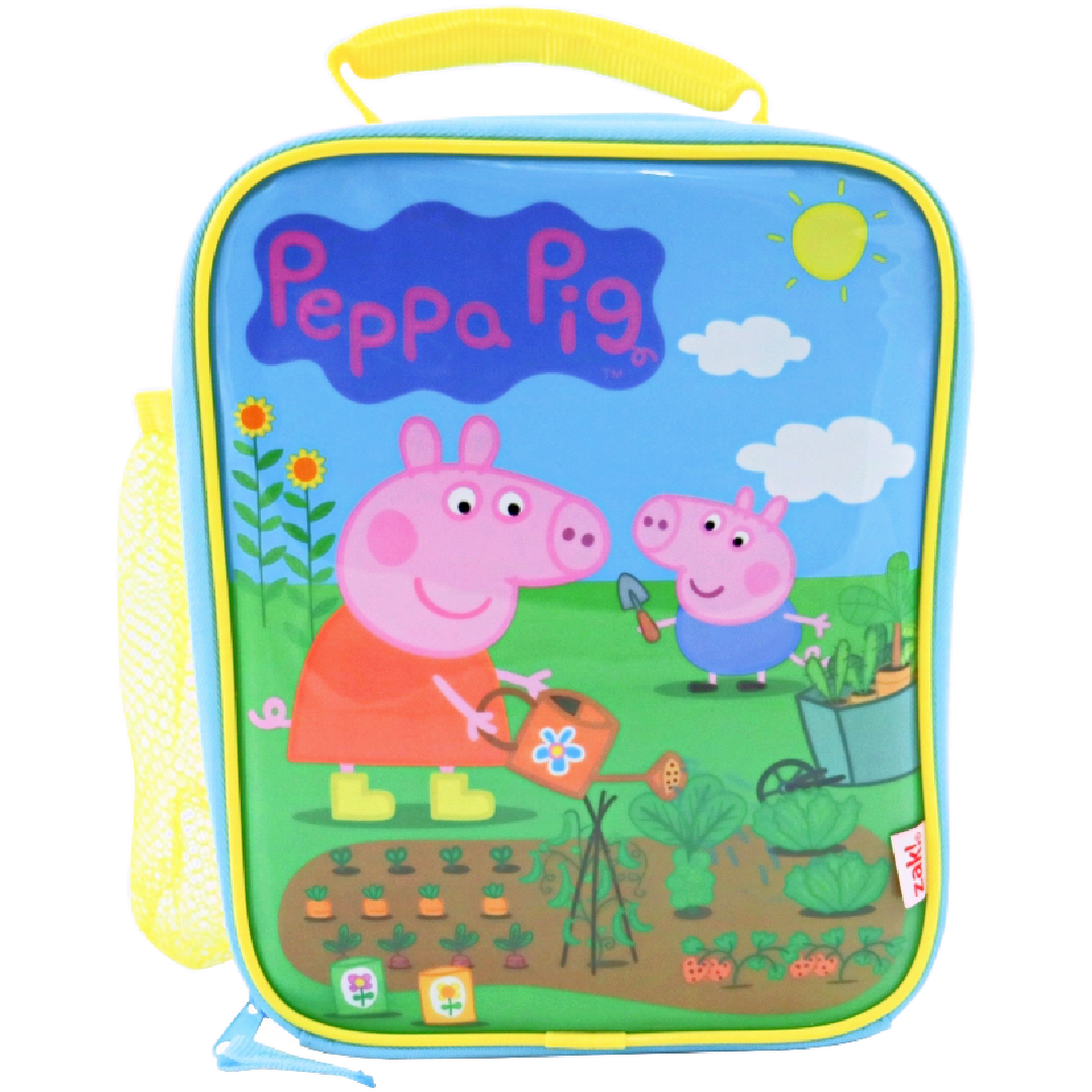 Peppa Pig | Lunch Bag With Mesh Pocket | Little Gecko