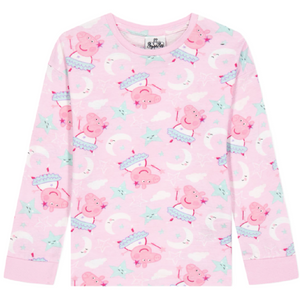 Peppa Pig | Pink All Over Print Pyjamas | Little Gecko