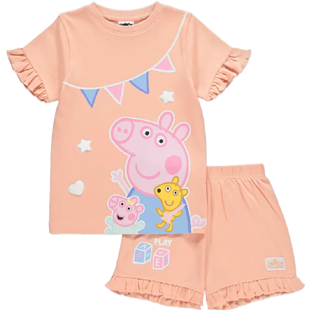 PEPPA PIG Peach Pyjama Set