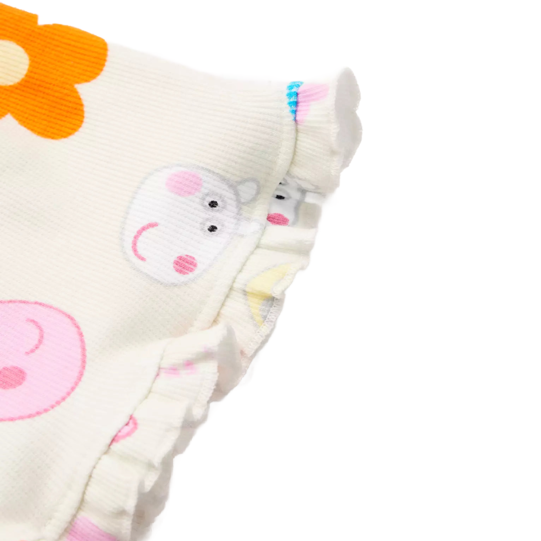 Peppa Pig | Flower Pyjama Set | Little Gecko