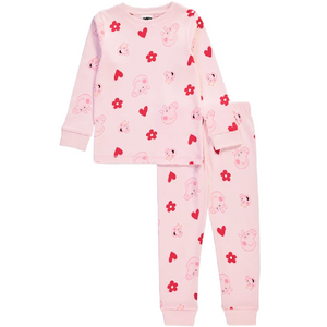 Peppa Pig | Pink Long Pyjamas | Little Gecko