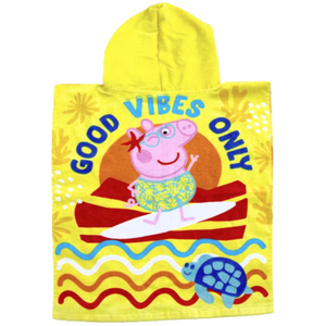 Peppa Pig | Ocean Hooded Towel | Little Gecko