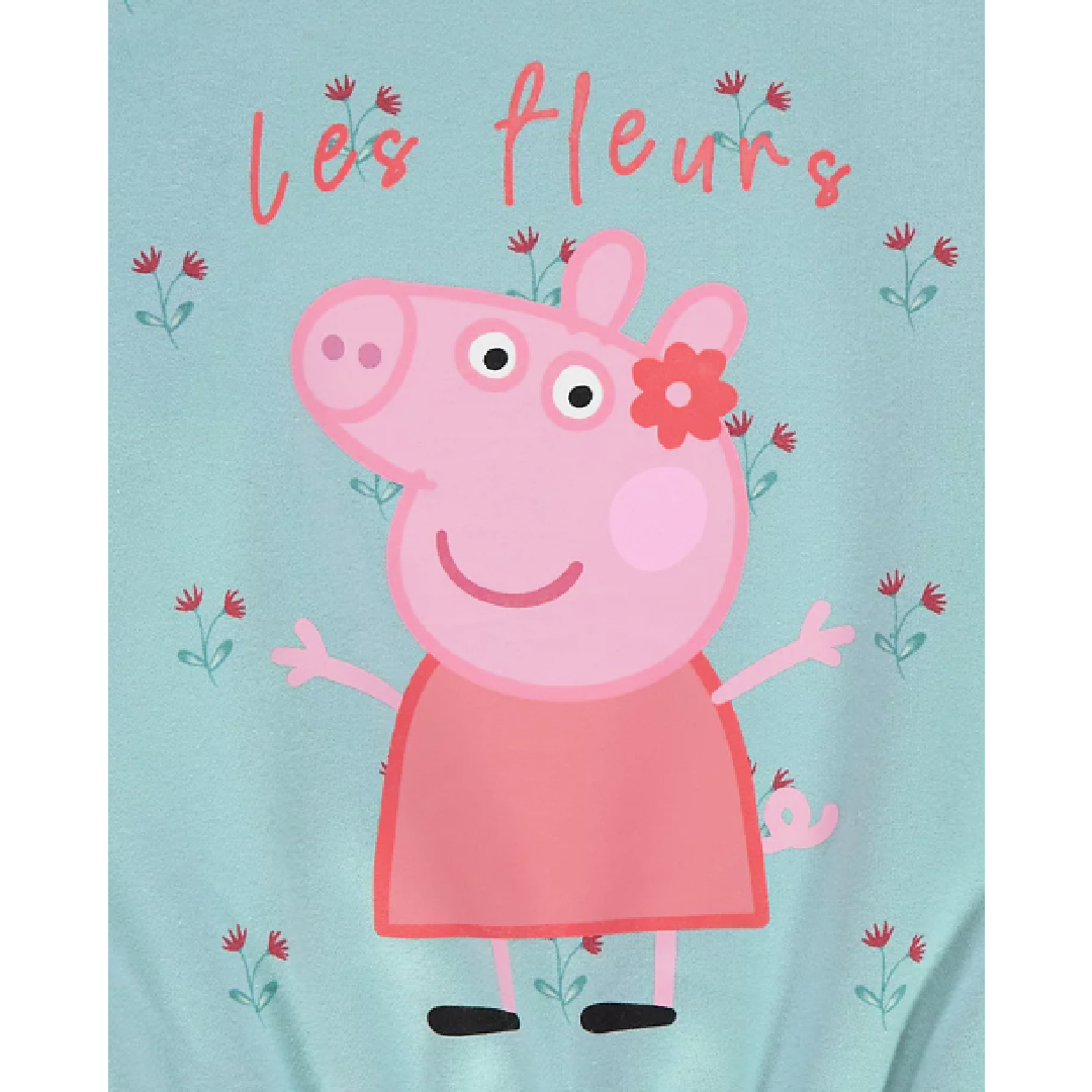 Peppa Pig | Aqua Sweatshirt & Leggings Set | Little Gecko