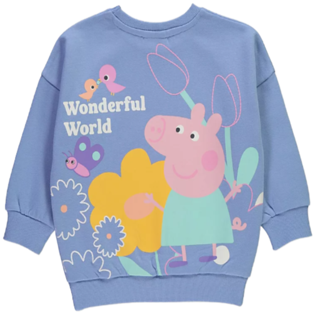 Peppa Pig | Blue Sweatshirt & Leggings Set | Little Gecko