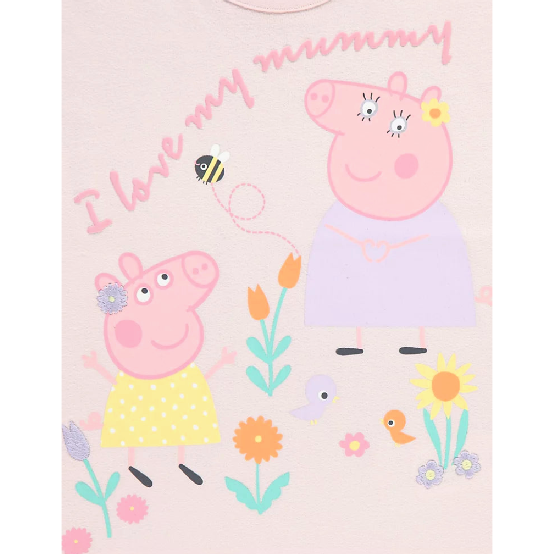 Peppa Pig | Pink T-Shirt | Little Gecko