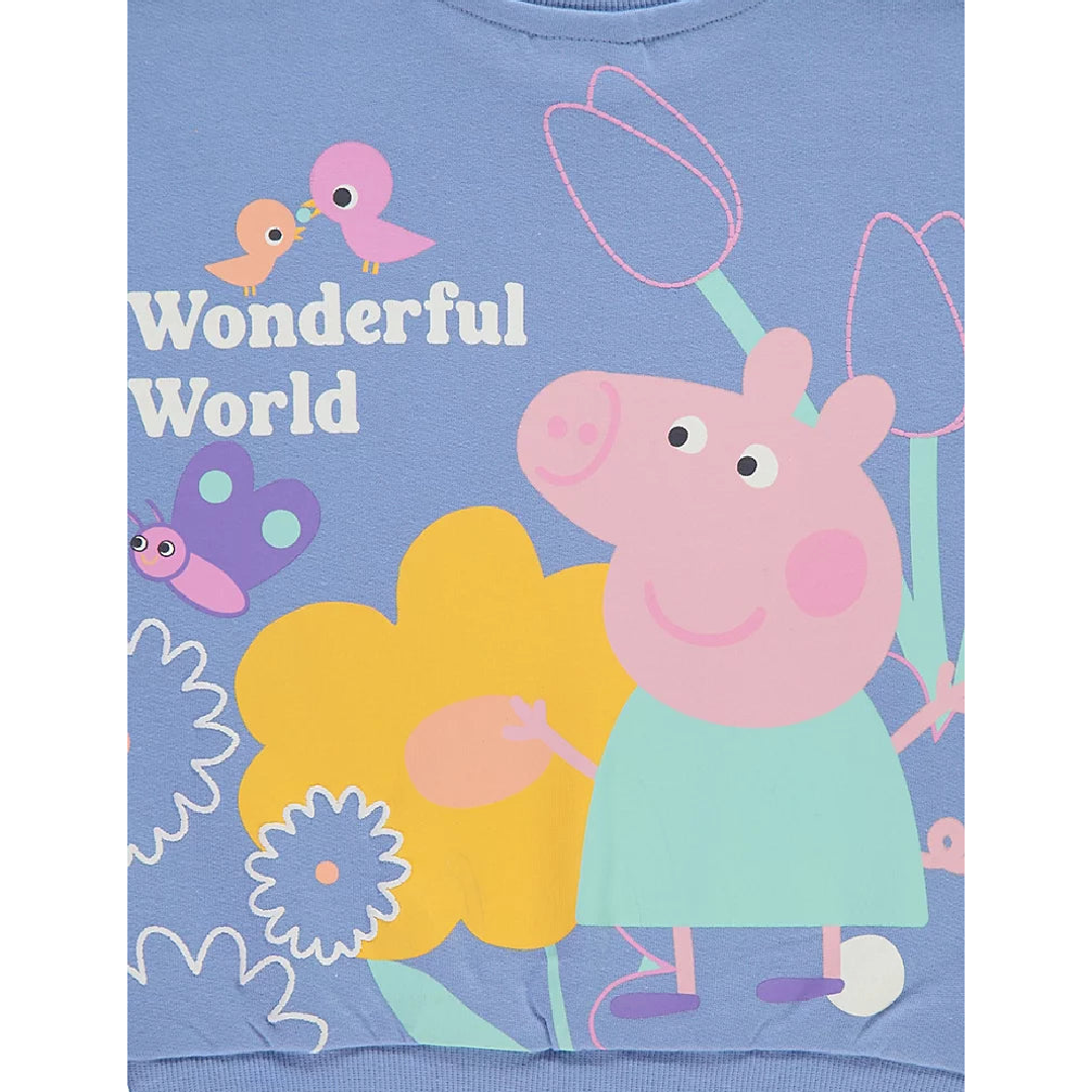 Peppa Pig | Blue Sweatshirt & Leggings Set | Little Gecko