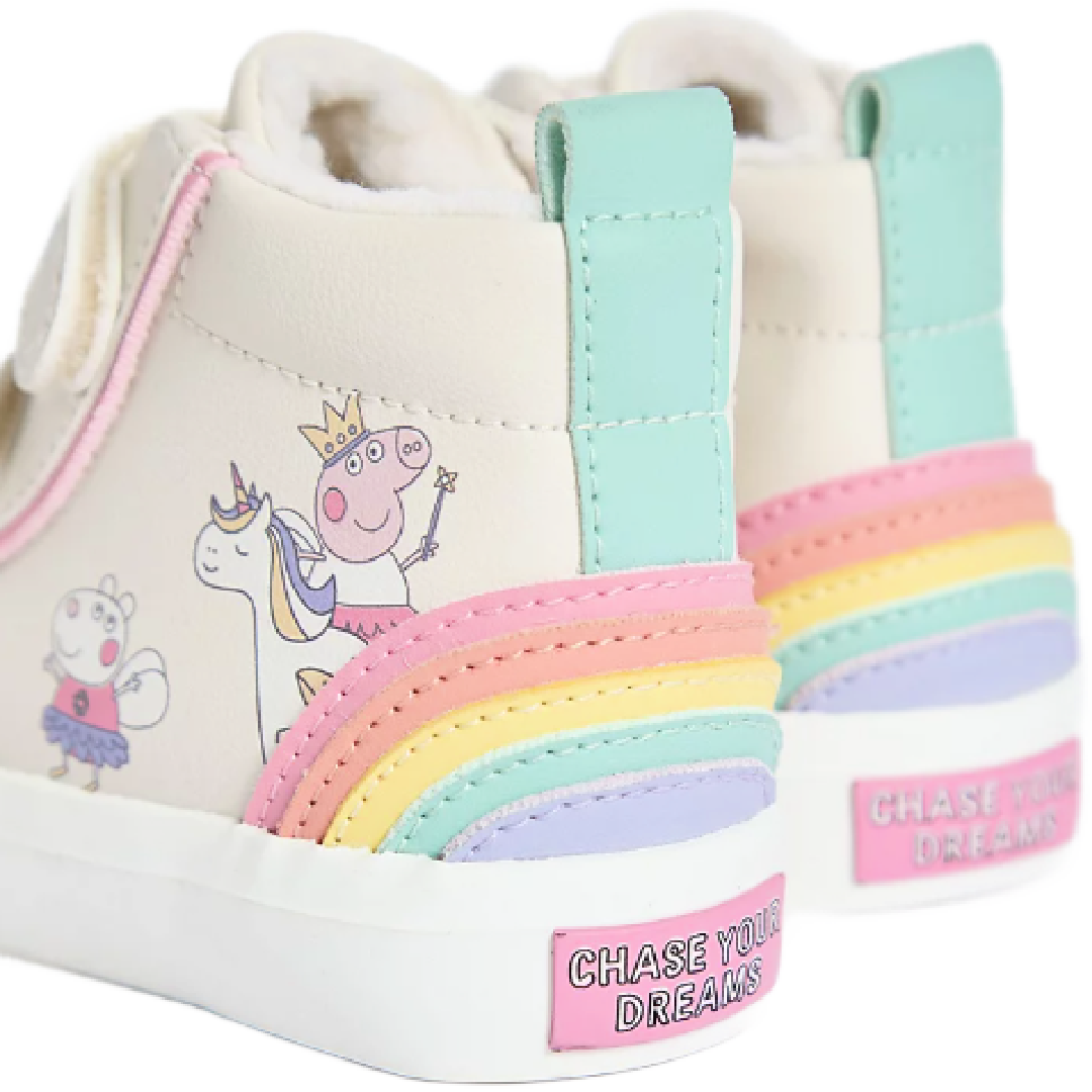 Peppa Pig | High Top Trainers | Little Gecko