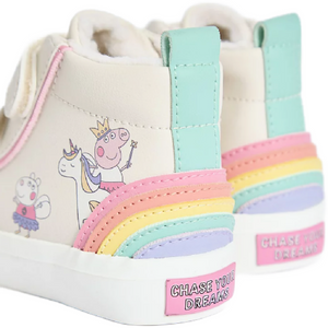 Peppa Pig | High Top Trainers | Little Gecko