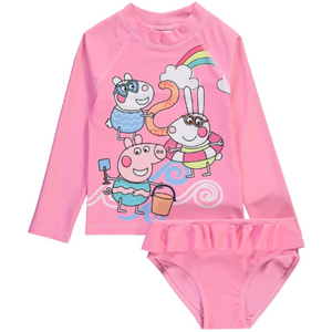 PEPPA PIG 2 Piece Pink Swimsuit