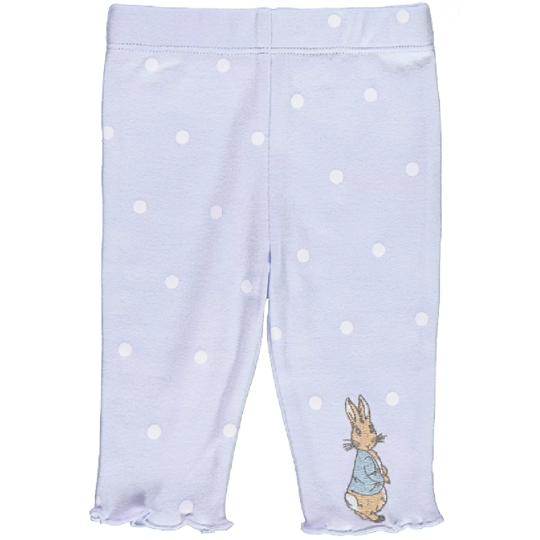 Peter Rabbit | Frill Collar Top & Leggings Set | Little Gecko