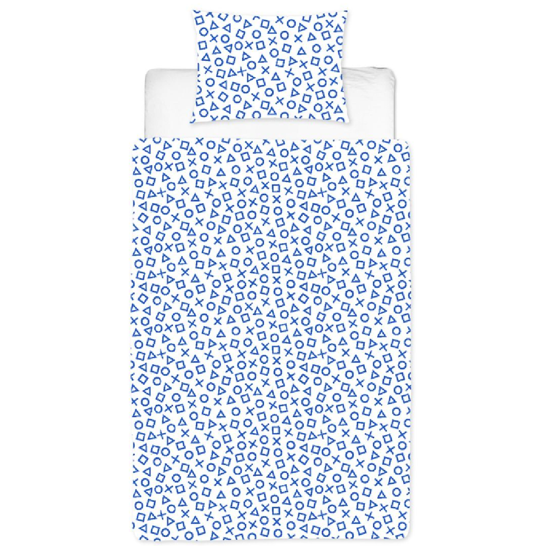 PlayStation | Single Bed Quilt Cover Set - Banner | Little Gecko