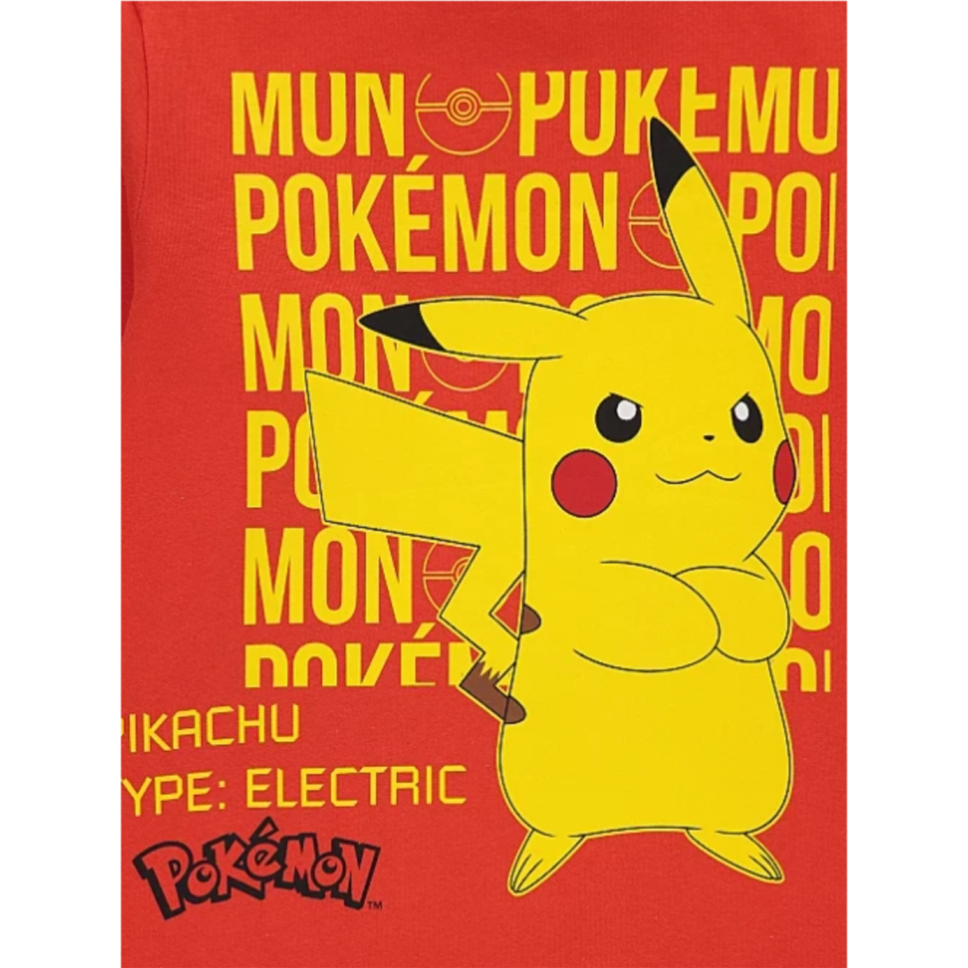 Pokémon | Red Pikachu Sweatshirt | Little Gecko
