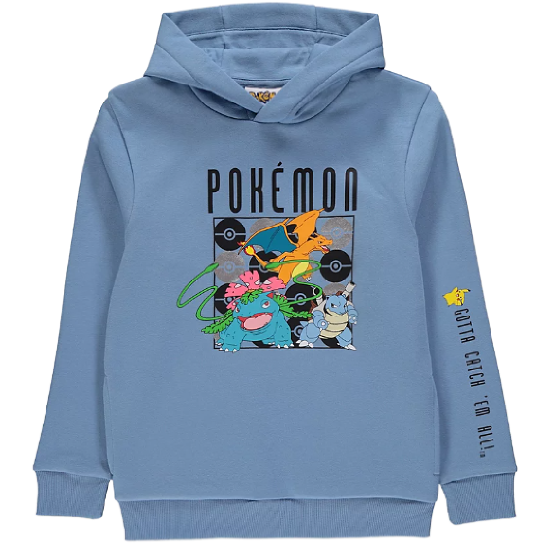 Pokémon | Blue Hoodie | Little Gecko