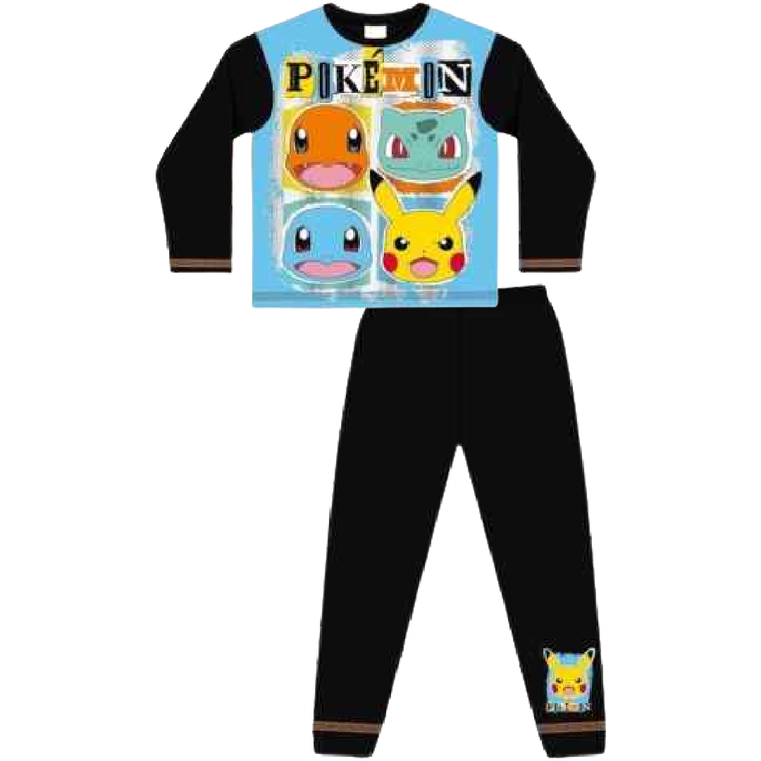 Pokémon | Blue/Black Pyjamas | Little Gecko