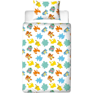 Pokémon | Gotta Single Bed Panel Quilt Cover Set | Little Gecko