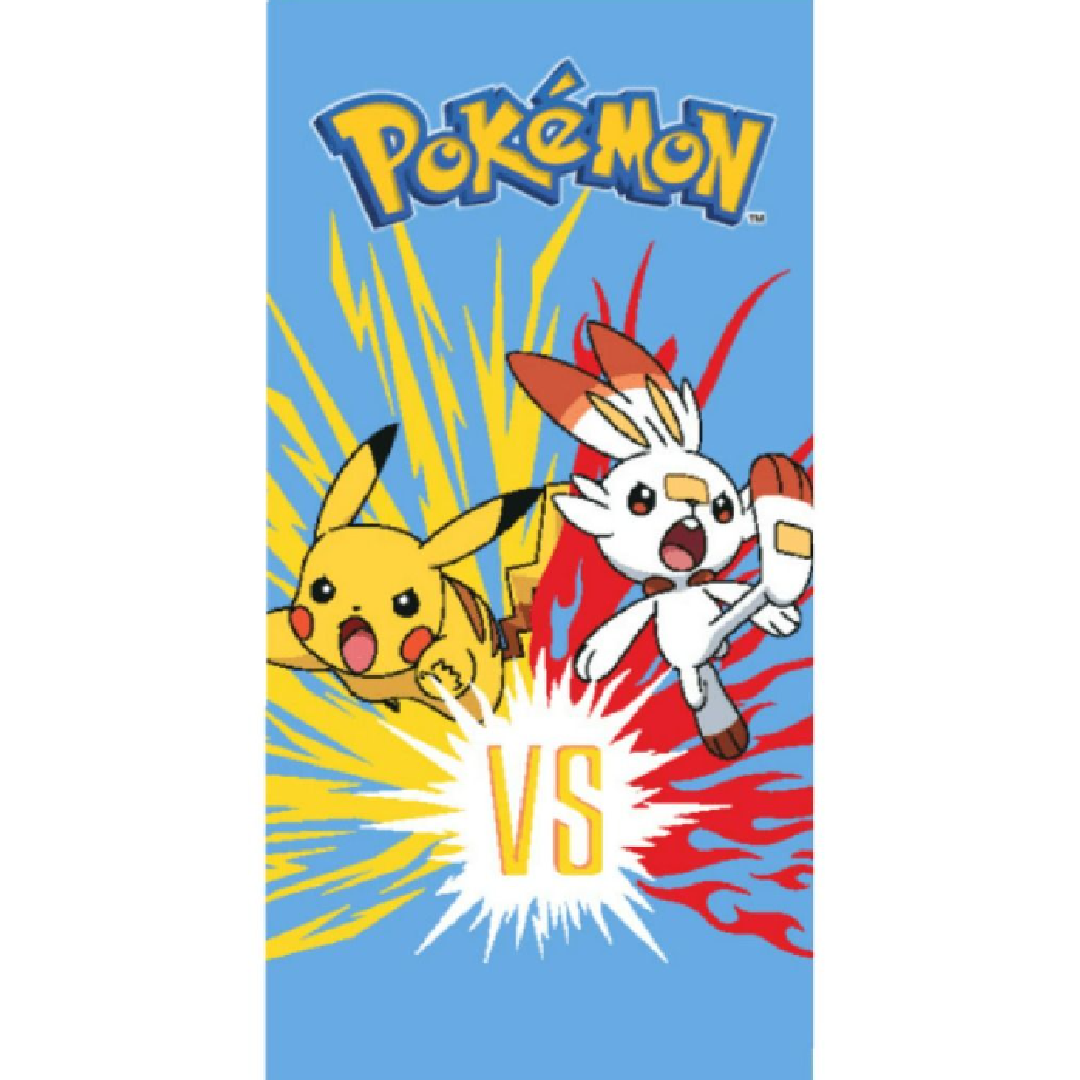 Pokémon | Towel - Pikachu vs Scorbunny | Little Gecko