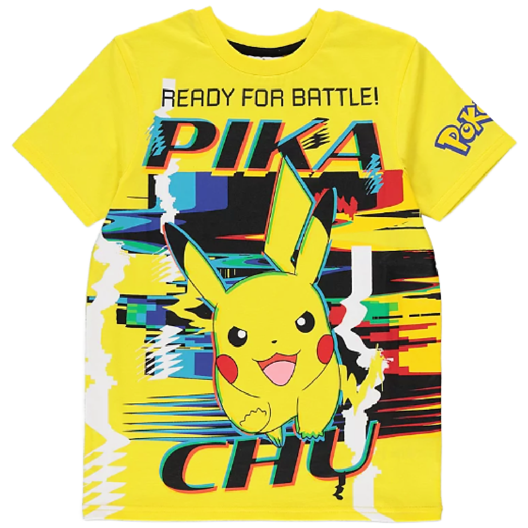 Pokémon | Yellow Pikachu T-Shirt | Little Gecko