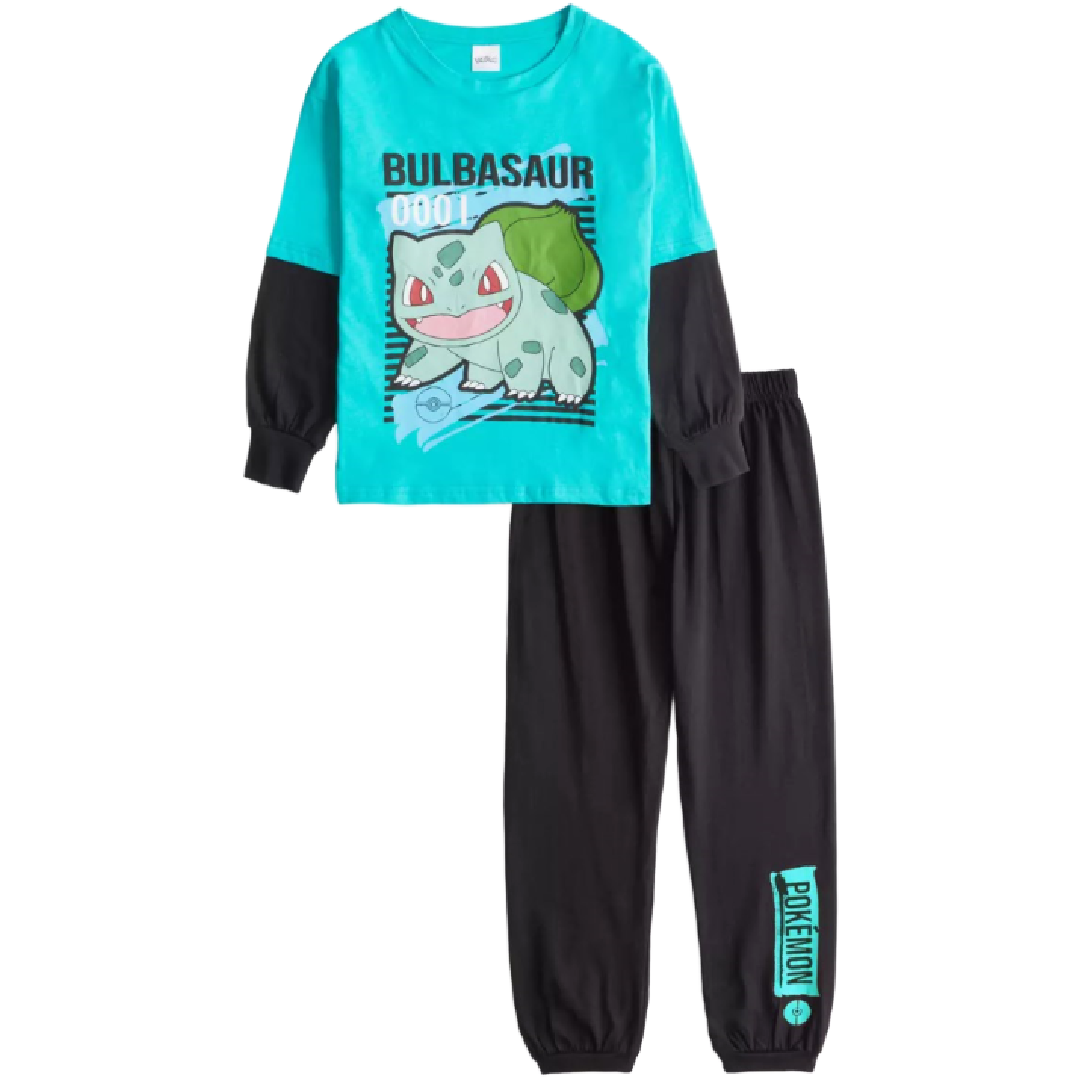 Pokémon | Blue Bulbasaur Pyjamas | Little Gecko