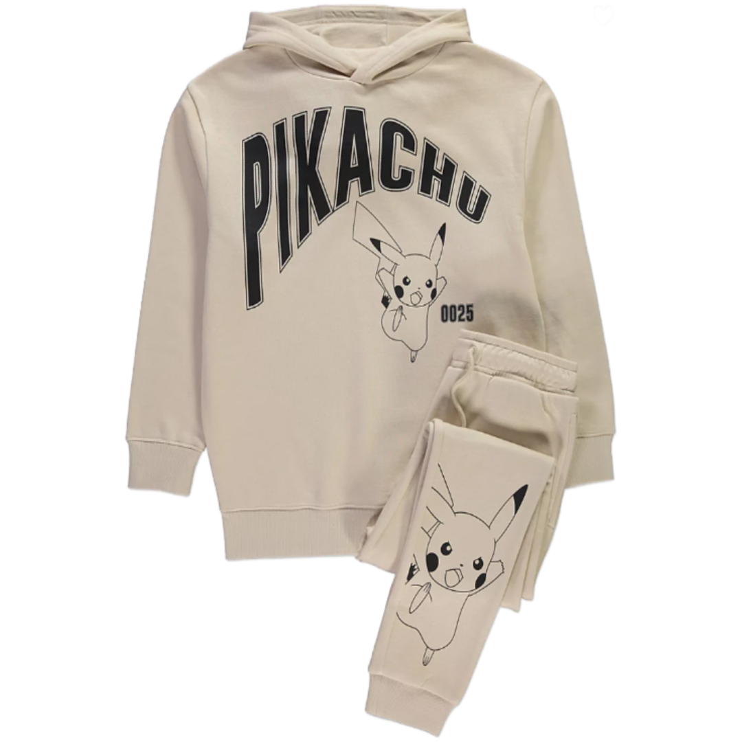 Pokémon | Pikachu Hoodie & Jogging Pants Set | Little Gecko