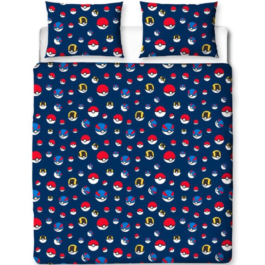 Pokémon | Retro Single Bed Quilt Cover Set | Little Gecko