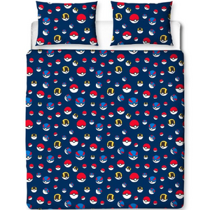Pokémon | Retro Single Bed Quilt Cover Set | Little Gecko