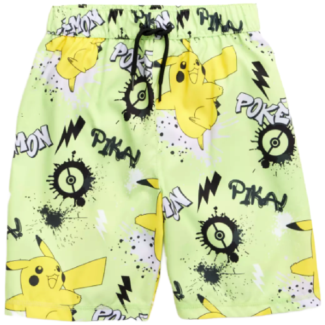 Pokémon | Green Boardshorts | Little Gecko