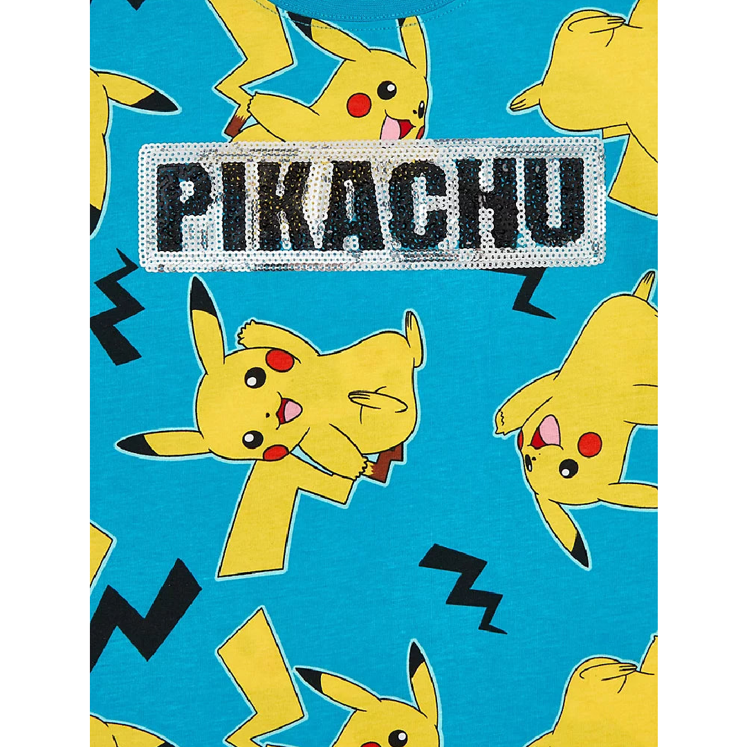 Pokémon | Blue Pikachu T-Shirt | Little Gecko