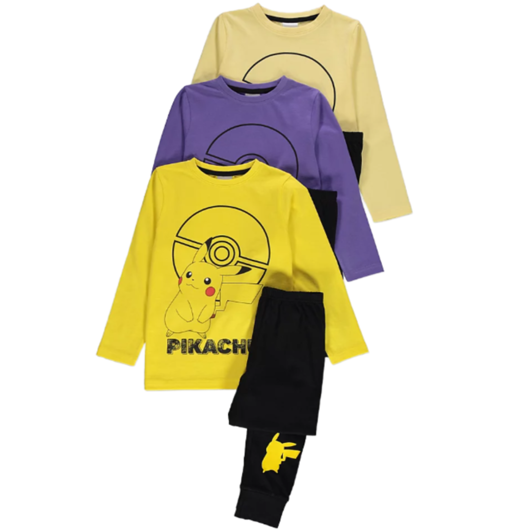 Pokémon | 3pk Pyjamas | Little Gecko