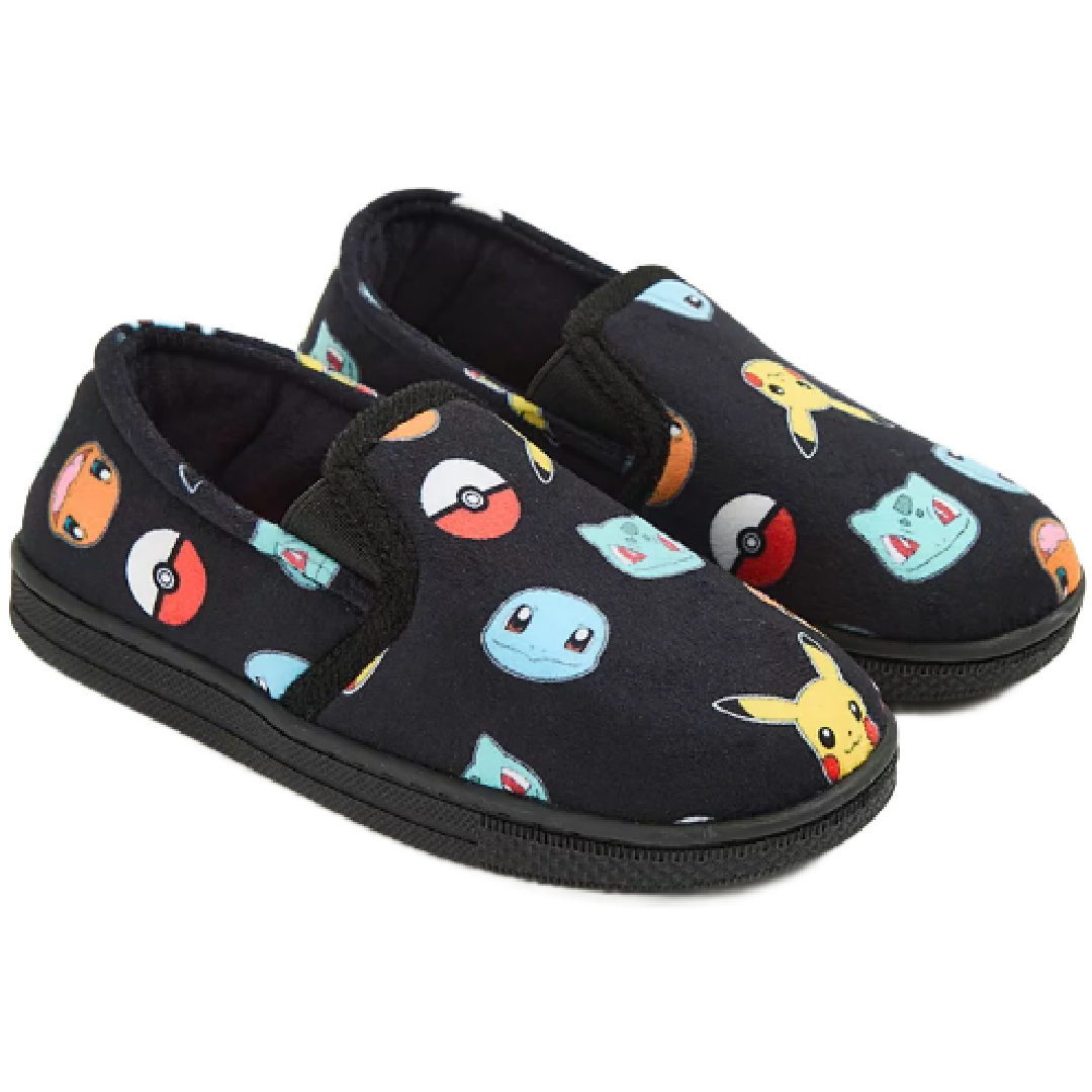 Pokémon | Black Slippers | Little Gecko