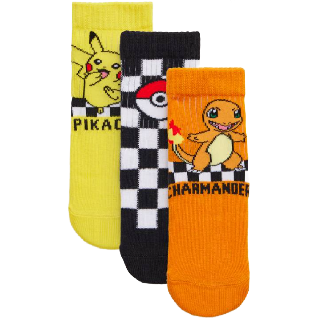 Pokémon | 3pk Socks | Little Gecko