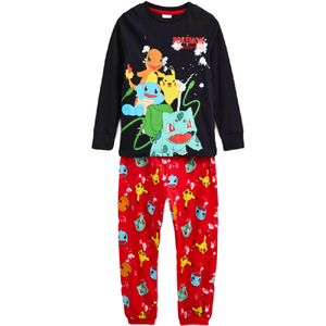 Pokémon | Black/Red Pyjama Set | Little Gecko