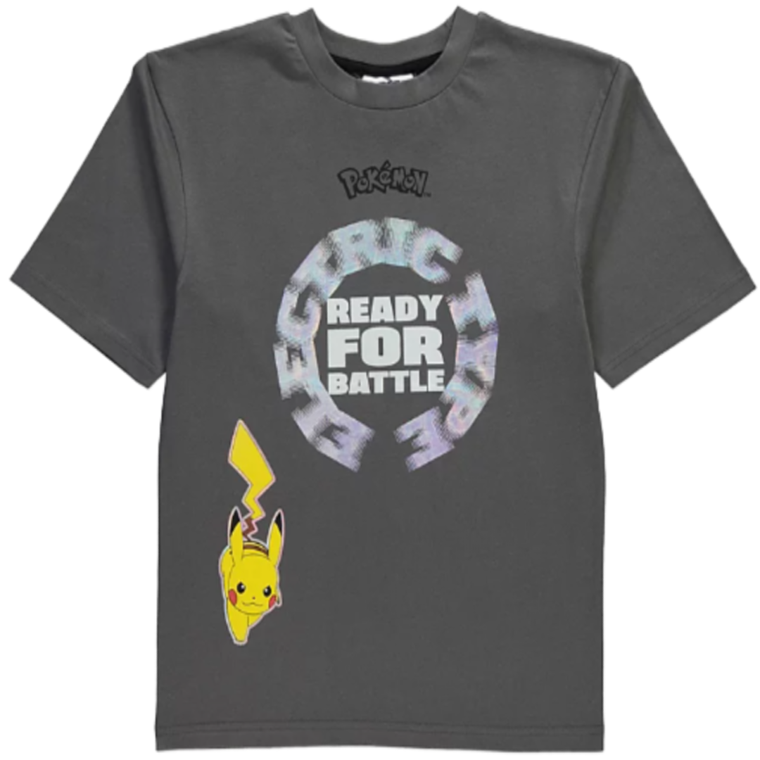 Pokémon | Charcoal Battle T-Shirt | Little Gecko