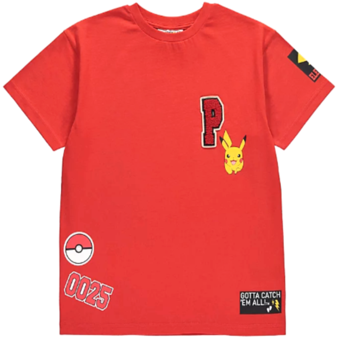 Pokémon | Red Badge T-Shirt | Little Gecko
