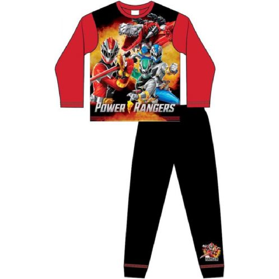 Power Rangers | Red/Black Pyjamas | Little Gecko