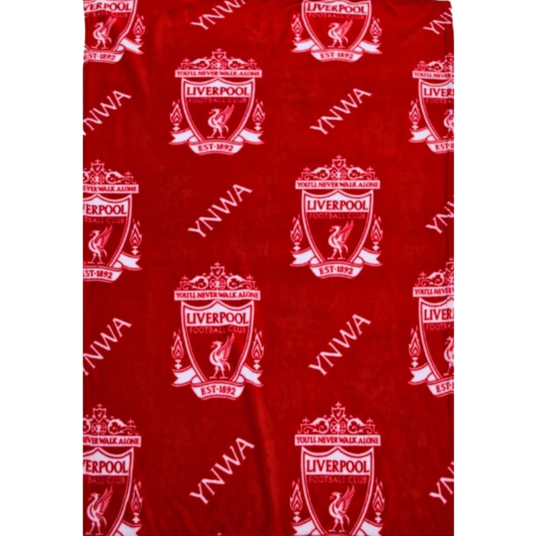 Premier League | Liverpool FC Logo Fleece Blanket | Little Gecko