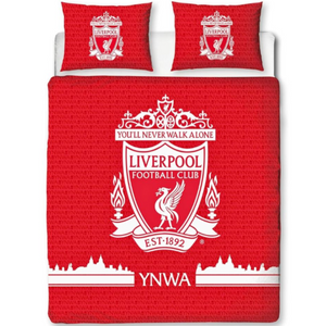 Premier League | Liverpool FC Tone Double/Queen Bed Panel Quilt Cover Set | Little Gecko