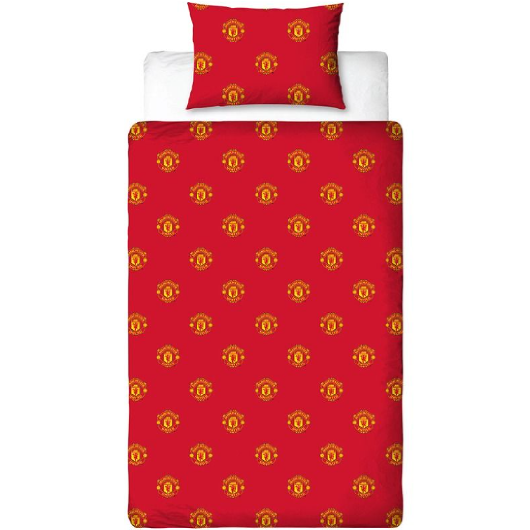 Premier League | Manchester United FC Match Single Bed Quilt Cover Set | Little Gecko